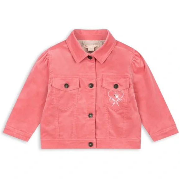 Konges Slojd NEW NWT Pink Lucky Jacket - Pink Flamingo Plume (18M) - Picture 2 of 11